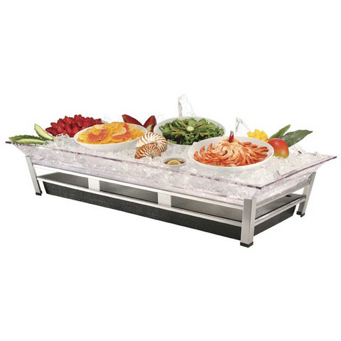 Cal Mil Platinum Original Large Ice Carving Pedestal, 24 x 48 x 8 inch.