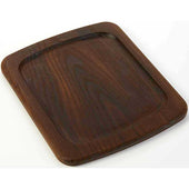 American Metalcraft Rimmed Ash Wood Serving Board, 14 inch Length -- 6 per case.