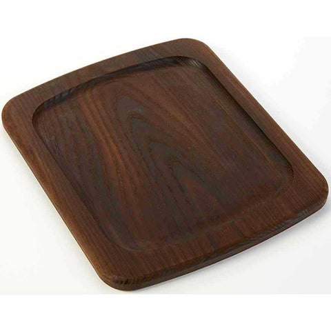 American Metalcraft Rimmed Ash Wood Serving Board, 14 inch Length -- 6 per case.