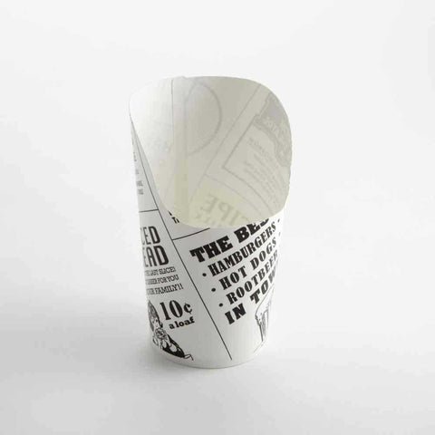 American Metalcraft Newspaper Fry Cup, 6 Ounce -- 1000 per case.