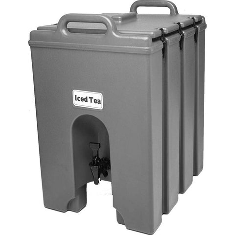 Cambro Camtainers Black Insulated Beverage Server, 11 3/4 Gallon Capacity.