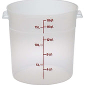 Cambro Translucent Polypropylene Full Size Food Pan, 8 inch Depth -- 6 per case.