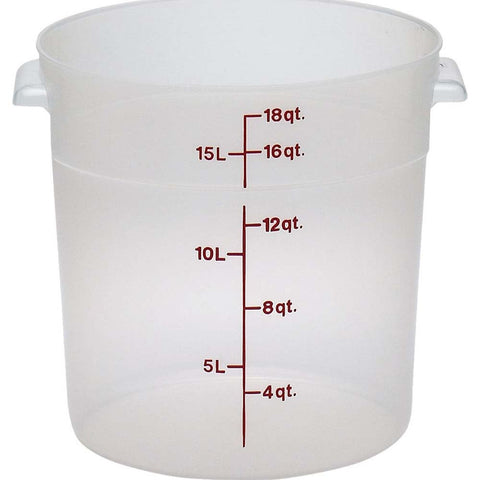 Cambro Translucent Polypropylene Full Size Food Pan, 8 inch Depth -- 6 per case.