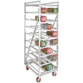 Channel Manufacturing Aluminum Heavy Duty Series Mobile Full Size Can Storage Rack, 82.25 x 25.5 x 35 inch.