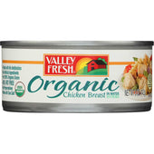 Valley Fresh Organic Chicken Breast in Water, 5 Ounce -- 12 per case.