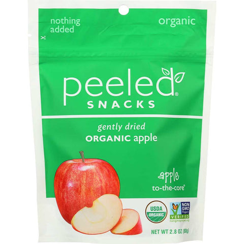 Peeled Snacks Organic Apple 2 The Core Dried Fruit, 2.8 Ounce -- 12 per case.