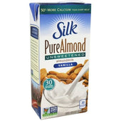 Silk Vanilla Unsweetened Pure Almond, 32 Fluid Ounce -- 6 per case.