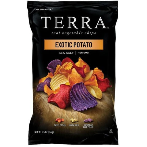Terra Exotic Potato Chips, 5.5 Ounce -- 12 per case