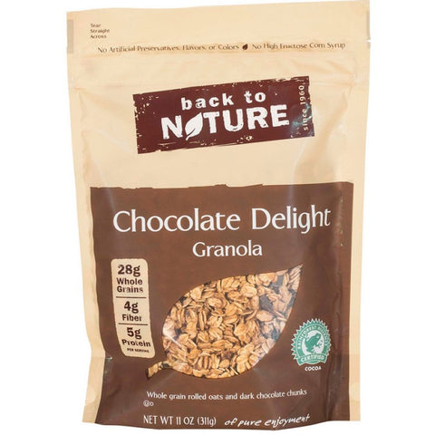 Back to Nature Chocolate Delight Granola, 11 Ounce -- 6 per case