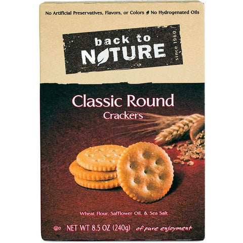 Back to Nature Classic Round Cracker, 8.5 Ounce -- 6 per case