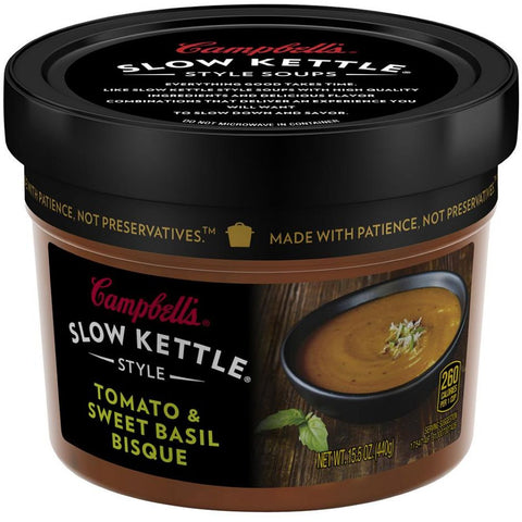 Slow Kettle Tomato and Sweet Basil Bisque, 15.5 Ounce -- 8 per case