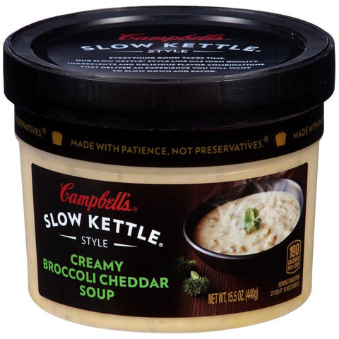 Slow Kettle Creamy Broccoli Cheddar Soup, 15.5 Ounce -- 8 per case