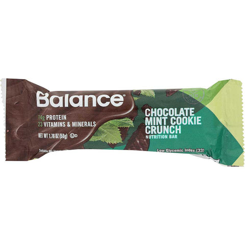 Balance Bar Chocolate Mint Cookie Gold Bar, 1.76 Ounce -- 6 per case.