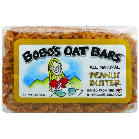 Bobos Oat Bars All Natural Peanut Butter Oat Bar, 3 Ounce -- 12 per case.