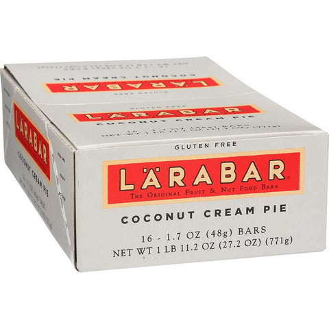LaraBar Coconut Cream Pie Nutritional Bar, 1.7 Ounce -- 16 per case.