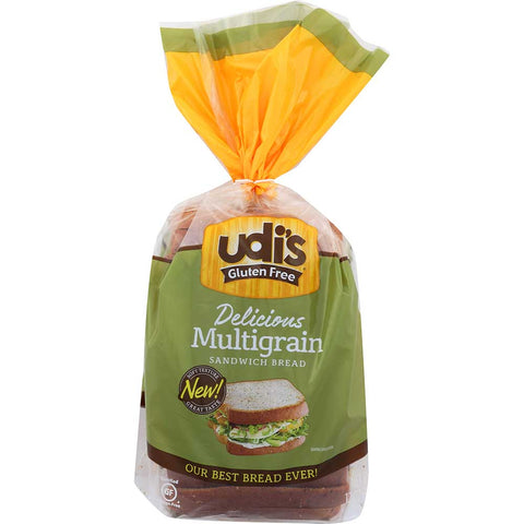 Udis Granola Gluten Free Whole Grain Bread Loaf, 12 Ounce -- 8 per case.