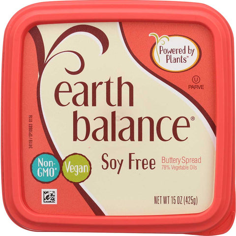 Earth Balance Soy-Free Natural Buttery Spread, 15 Ounce -- 12 per case.