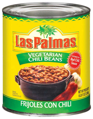 Las Palmas Vegetarian Chile Bean - 108 oz. can, 6 cans per case
