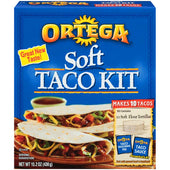 B and G Ortega Soft Taco Dinner Kit, 15.2 Ounce -- 12 per case.