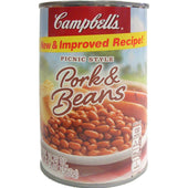 Campbells Entree Pork and Beans, Picnic Style 19.75 Ounce -- 12 per case.