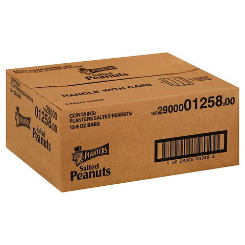 Kraft Planters Salted Peanut, 6 Ounce -- 12 per case.