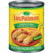 B and G Las Palmas Medium Green Chile Enchilada Sauce, 19 Ounce -- 12 per case.