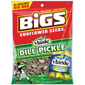 Bigs Vlasic Dill Pickle Sunflower Seed, 5.35 Ounce -- 12 per case.