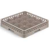 Traex Beige 16 Compartment Full Size Cup Rack with Extenders -- 2 per case.