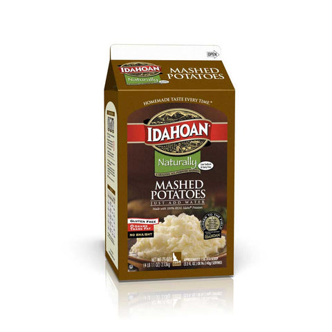 Idahoan Naturally Signature Mashed Potatoes, 4.68 Pound -- 6 per case.