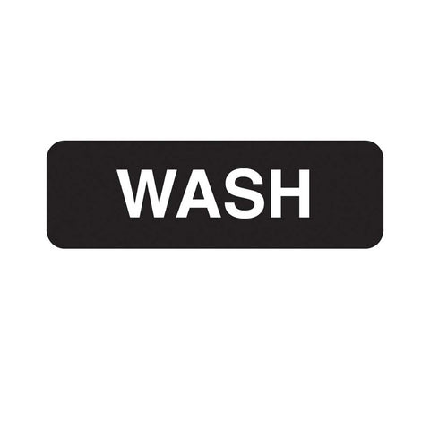 Vollrath Rinse Sign, 3 x 9 inch.