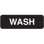 Vollrath Wash Sign, 3 x 9 inch.