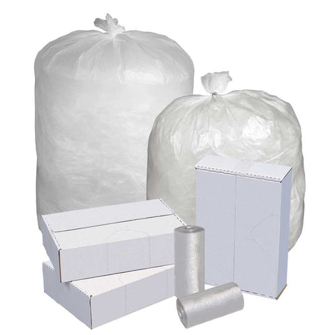 Pitt Plastics High Density Performance Line Natural Perforated Roll Can Liner, 12 16 Gallon -- 1000 per case.