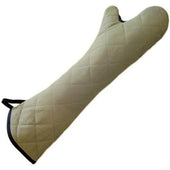 DuraServ Beige Shoulder Length Oven Mitt, 24 inch.