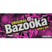 Bazooka Original Bubble Gum, 4 Ounce -- 12 per case.