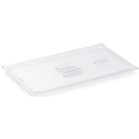 Vollrath 1/3 Size Super Pan Plastic Clear Solid Cover Only -- 6 per case.