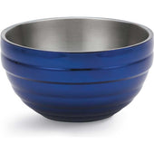 Vollrath Cobalt Blue Round Double-Wall Insulated Serving Bowl, 6.9 Quart -- 3 per case.