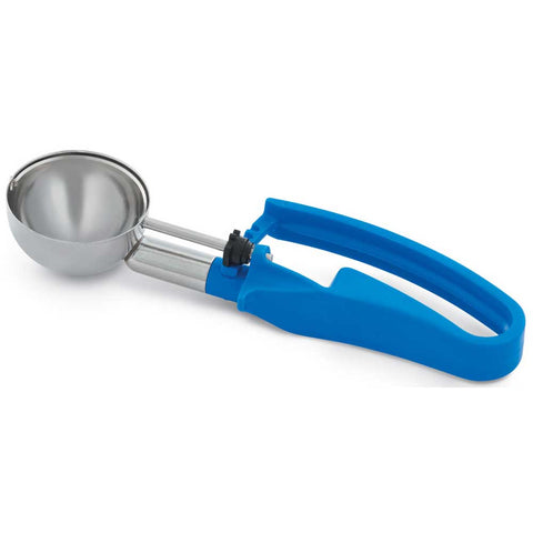 Vollrath Standard Length Royal Blue Color Coded Number 16 Squeeze Disher 2.01 Ounce -- 12 per case.