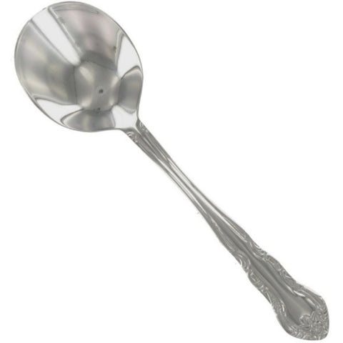 Discretion 18/0 Bouillon Spoon, 5 7/8 inch -- 24 per case.