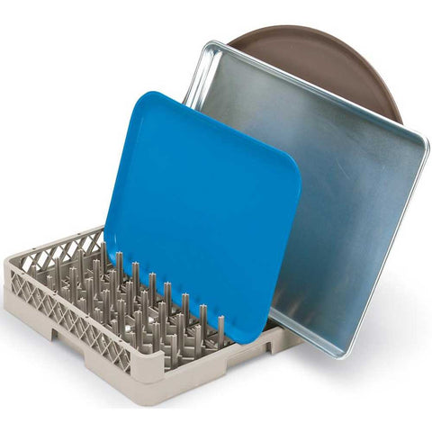 Traex Beige Open End Plate and Tray Rack -- 6 per case.