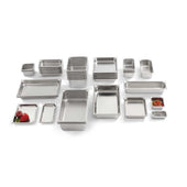 Vollrath Super Pan V Half Size Stainless Steel Steam Table Pan, 1 1/4 inch -- 6 per case.