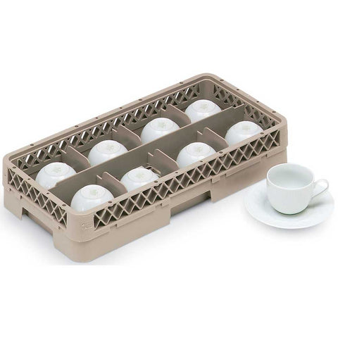 Vollrath 8 Compartment Half Size Glass Rack with 2 Extender -- 4 per case.