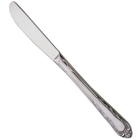 Patrician 18/0 One Piece Dessert Spoon, 7 7/16 inch -- 24 per case.