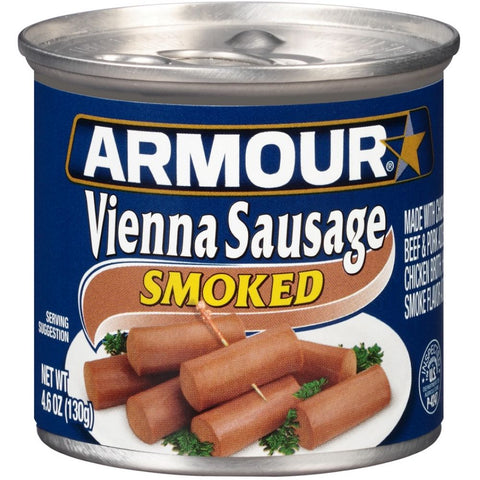 Armour Smoked Vienna Sausage, 4.6 Ounce -- 24 per case.