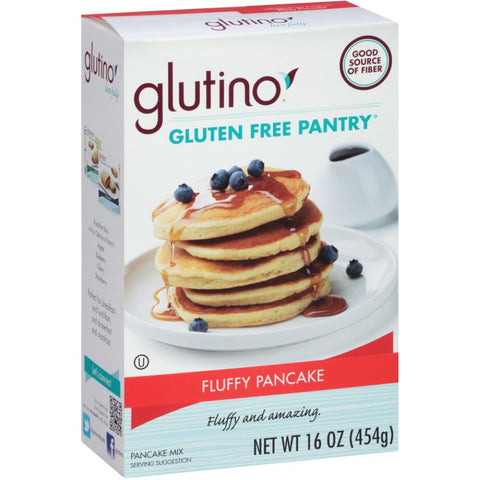 Glutino Gluten Free Pantry Fluffy Pancake Mix, 16 Ounce -- 6 per case.