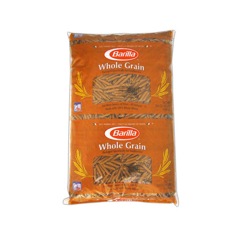 Barilla Penne 100 Percent Whole Grain Pasta, 160 Ounce -- 2 per case.