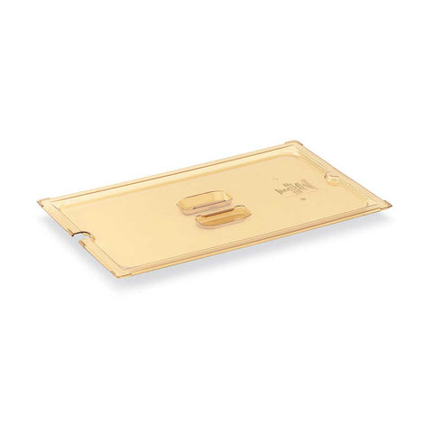 Vollrath Amber Half Size Solid Cover Only, 12.7 x 10.4 x 0.875 inch -- 6 per case.