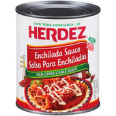 Herdez Red Chili Enchilada Sauce, 1 Ounce -- 12 per case.