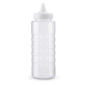 Vollrath Traex Clear Close Cap Squeeze Dispenser, 32 Ounce -- 12 per case.