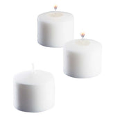 Sterno White 10 Hour Votive Wax Candle -- 288 per case.