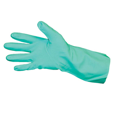 Impact Products Pro Guard 15 Mil Green Flock Lined Large Nitrile Gloves -- 6 per case.
